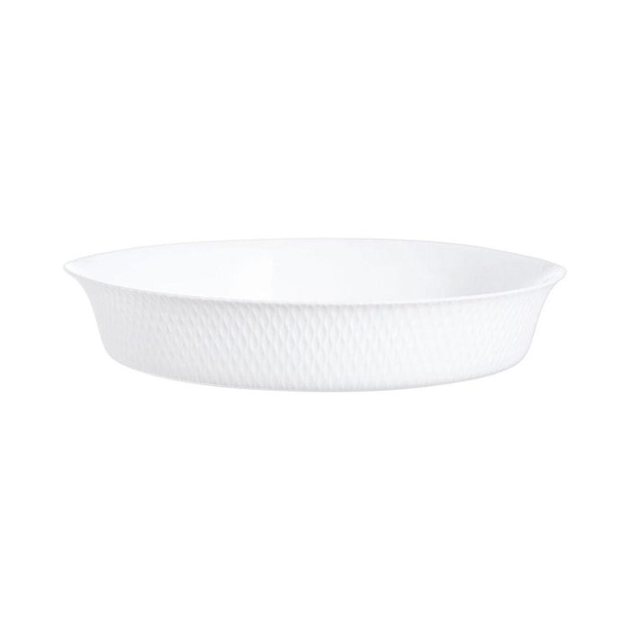 Fuente de Cocina Luminarc Smart Cuisine Redonda Blanco Vidrio Ø 28 cm (6 Unidades) 2