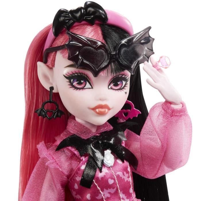 Monster High - Draculaura con mascota murciélago - Muñeca - MONSTER HIGH - HHK51 - MUÑECA MONSTER HIGH FASHION 5