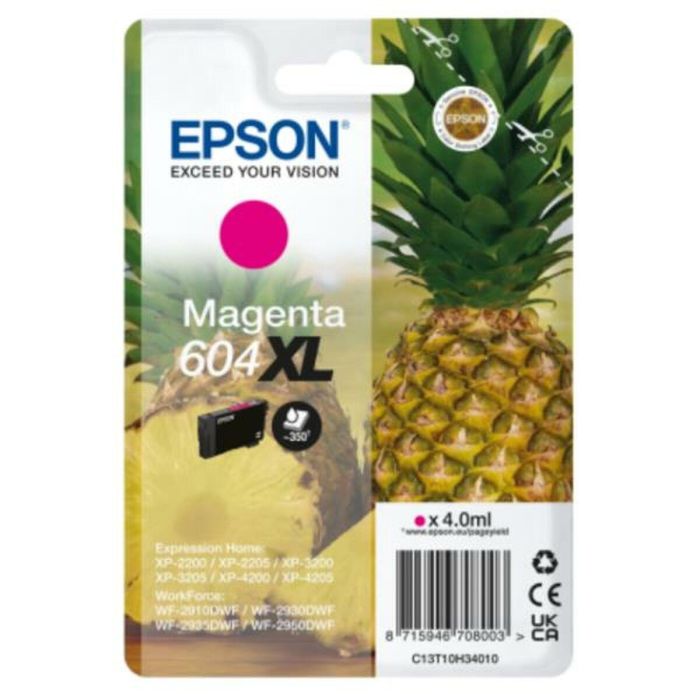 EPSON Tinta magenta 604XL Piña 1 EPSON Tinta magenta 604XL Piña 1