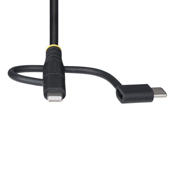 Cable USB Startech RLTCUB1MBK Negro 1 m 1