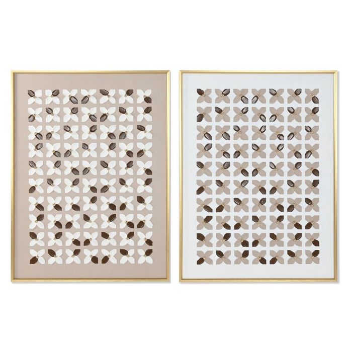 Cuadro Urban DKD Home Decor Beige Blanco 3.5 x 120 x 90 cm (2 Unidades) Cuadro Urban DKD Home Decor Beige Blanco 3.5 x 120 x 90 cm (2 Unidades)