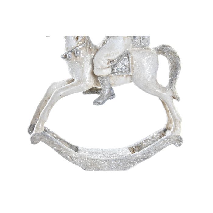 DKD Home Decor Decoración Colgante Navidad Fantasía, Resina, Rosa Gris Blanco, 4.5x12x9 cm (6 Unidades, Surtido Aleatorio) 2 DKD Home Decor Decoración Colgante Navidad Fantasía, Resina, Rosa Gris Blanco, 4.5x12x9 cm (6 Unidades, Surtido Aleatorio) 2