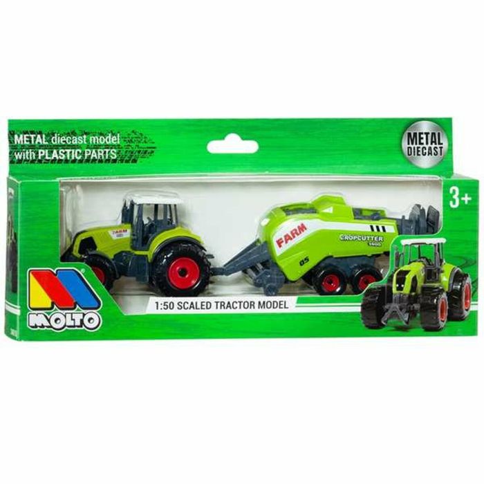 Tractor granja con remolque. escala 1:50 - modelos surtidos 7 Tractor granja con remolque. escala 1:50 - modelos surtidos 7