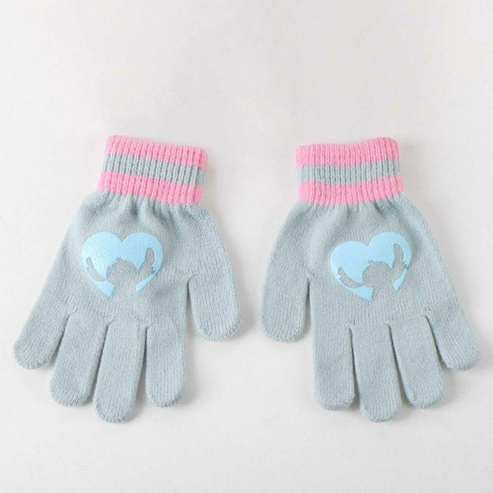 Gorro, Bufanda y Guantes Stitch Azul claro 3 Piezas 6