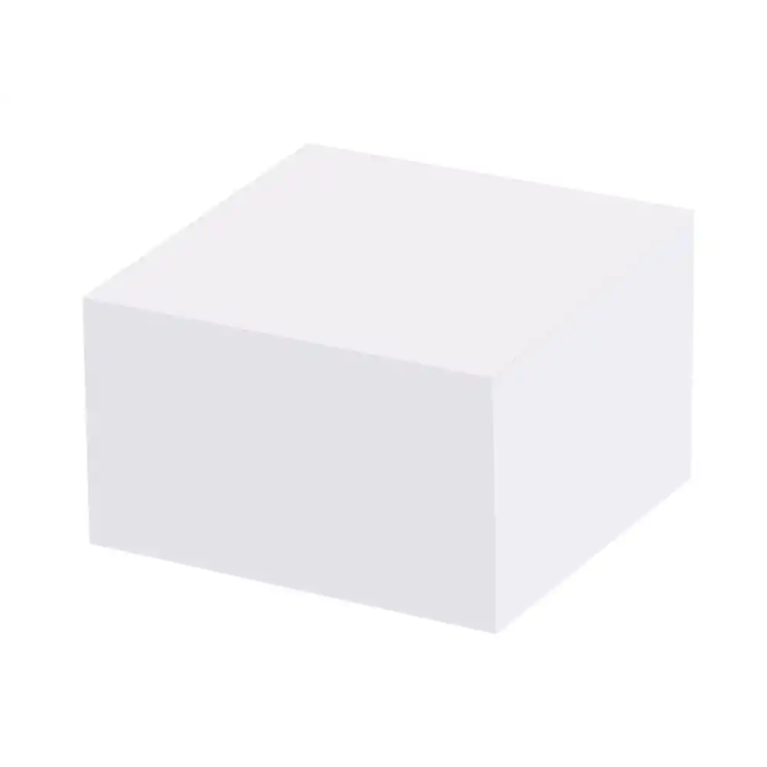 Liderpapel Taco de Papel Blanco sin Encolar 400 Hojas 95x90x40 mm 80 gr 3