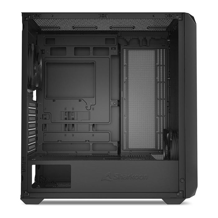 SHARKOON AK2 Caja ATX Midi Tower Negra para PC, compatible con ATX, micro ATX, Mini-ITX