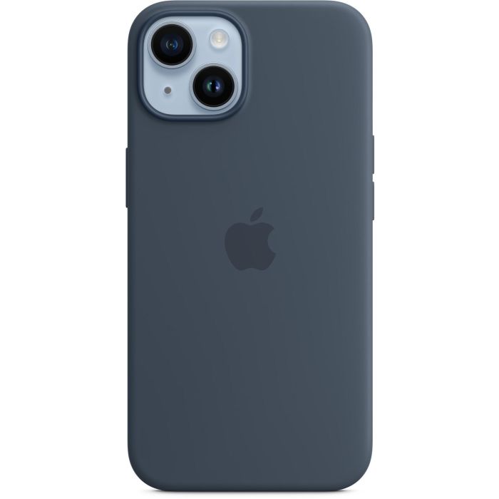 APPLE iPhone 14 Silicone Case with MagSafe - Storm Blue 0 APPLE iPhone 14 Silicone Case with MagSafe - Storm Blue 0