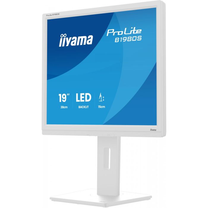 Iiyama ProLite B1980S-W1 Pantalla LED 19" 1280x1024 SVGA Blanco 12 Iiyama ProLite B1980S-W1 Pantalla LED 19" 1280x1024 SVGA Blanco 12