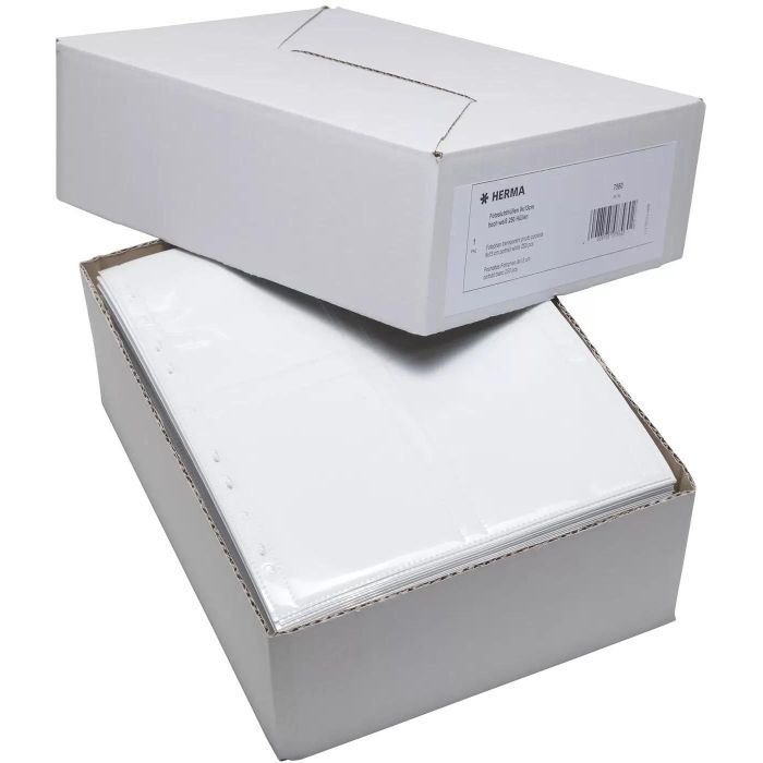 HERMA Fotosichthüllen 90 x 130 mm hoch weiß 250 Hüllen 2 HERMA Fotosichthüllen 90 x 130 mm hoch weiß 250 Hüllen 2