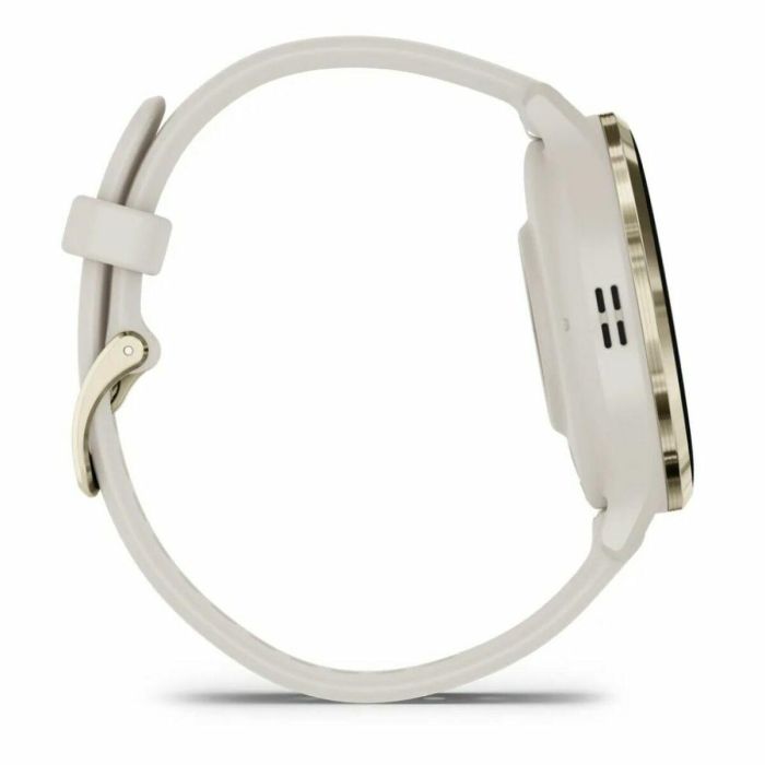 Garmin AAAAL87491 Reloj inteligente con GPS Venu 3S, 30,4 mm (1,2"), acero dorado suave, caja marfil, correa silicona marfil 12