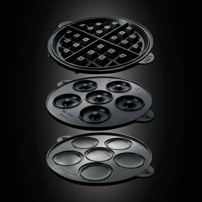 Russell Hobbs 24620-56 Waffle maker Fiesta 3 en 1 para Waffle, Cupcake y Donut - 900 W Russell Hobbs 24620-56 Waffle maker Fiesta 3 en 1 para Waffle, Cupcake y Donut - 900 W