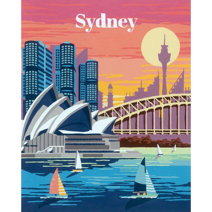 Set de Pintura por Números Ravensburger Sydney 4 Set de Pintura por Números Ravensburger Sydney 4