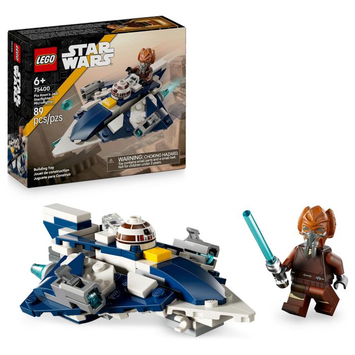 LEGO Star Wars Caza Estelar Jedi de Plo Koon 75400 Microfighter