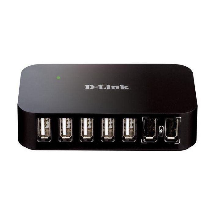 Hub USB D-Link DUB-H7/E USB 2.0 Negro 1