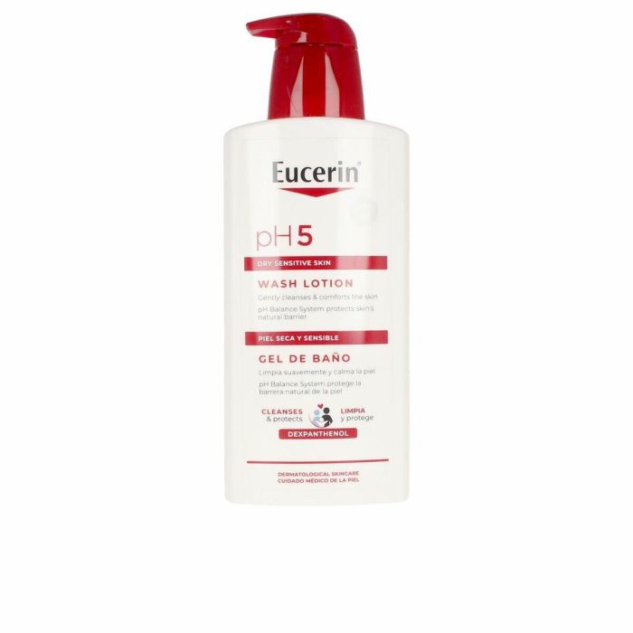 Eucerin PH5 Skin-Protection Gel de Baño Hidratante y Calmante para Higiene Corporal y Facial Diaria de Piel Sensible 400 ml