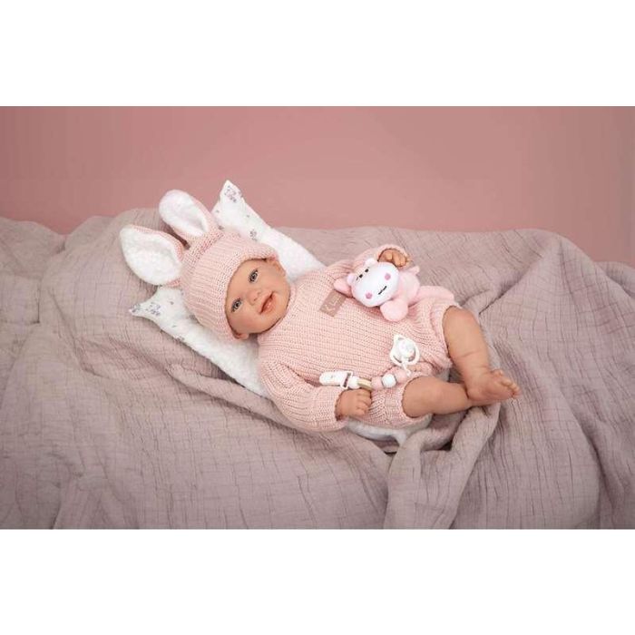 Muñeca reborn arias lucia c/cojin y peluche 45 cm 1 Muñeca reborn arias lucia c/cojin y peluche 45 cm 1