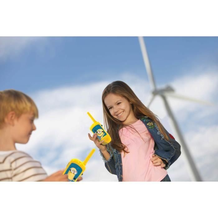 Lexibook Kit de aventurero Los Minions con Walkie-Talkies 120m Alcance Exterior + Binoculares, Brújula y Linterna 2