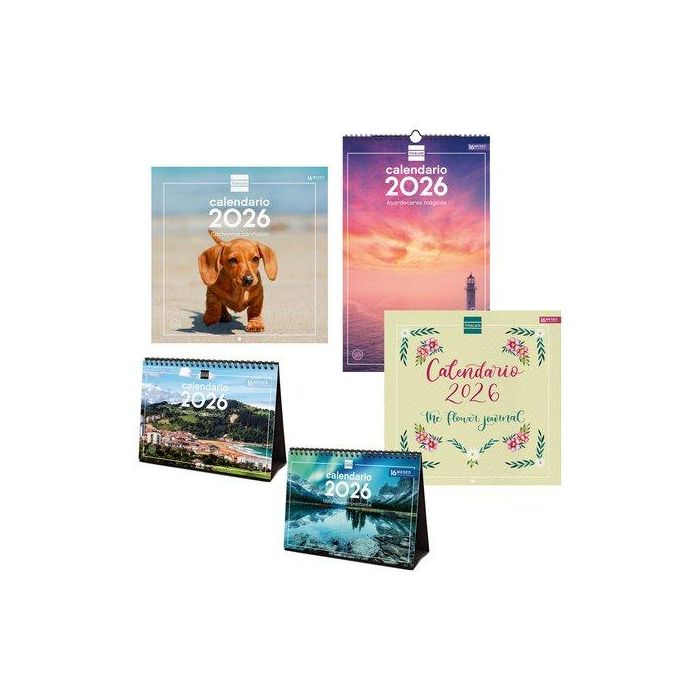 Calendario (2026) Finocam Mensual Imagenes Surtido De 35