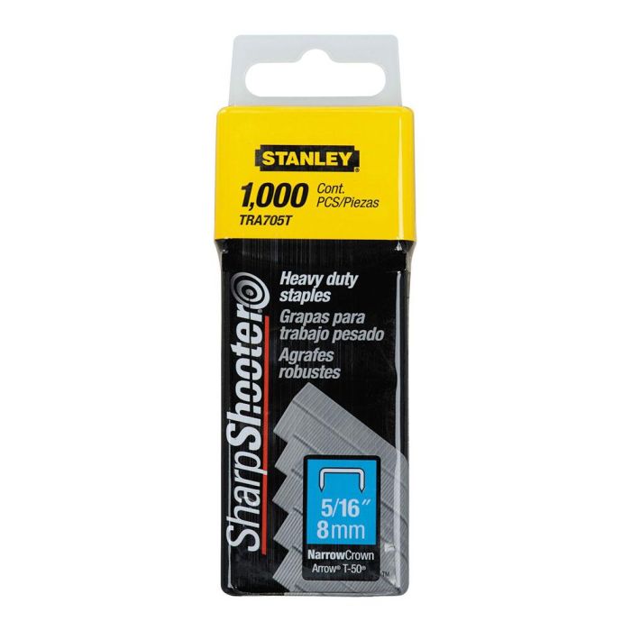 STANLEY G/4/11/140 Grapa Tipo G de 8mm. Apta para herramientas que usan grapas de 6mm, 8mm y 10mm.