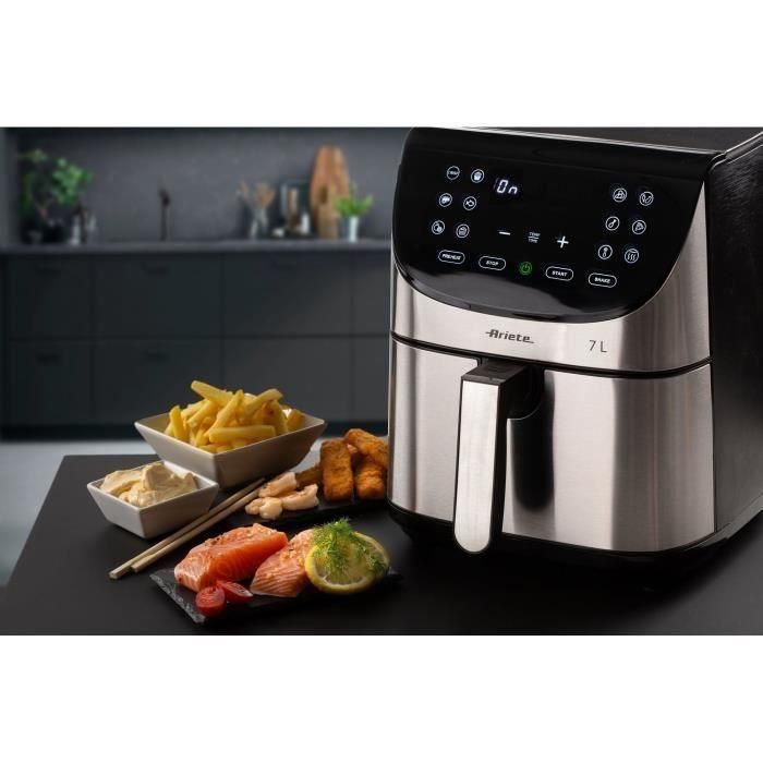 Ariete Freidora de Aire XXL Metal con Pantalla Táctil, 11 Programas Predefinidos, Bajo en Grasa 4 Ariete Freidora de Aire XXL Metal con Pantalla Táctil, 11 Programas Predefinidos, Bajo en Grasa 4