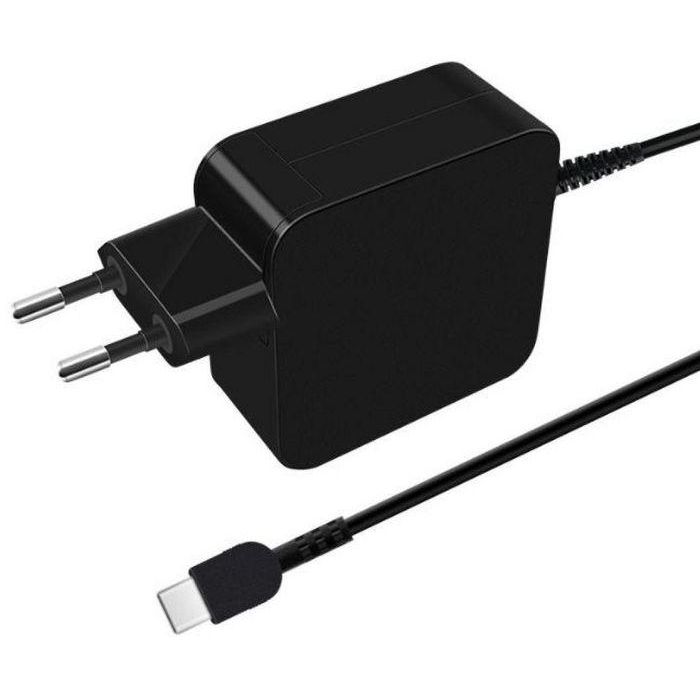 CoreParts Adaptador de Corriente USB-C 90W 5V 2.4A-20V4.5A con Conector Europeo y Reino Unido