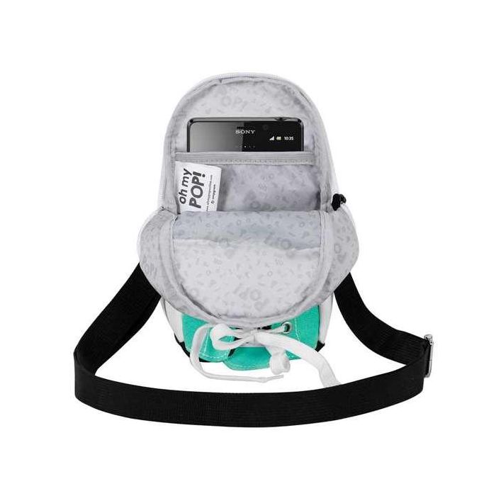 OMP! Sneakers Mint Bolso bandolera 22x17x7 cm Turquesa PU 4