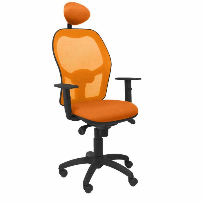 Silla de Oficina con Cabecero Jorquera P&C ALI308C Naranja Silla de Oficina con Cabecero Jorquera P&C ALI308C Naranja