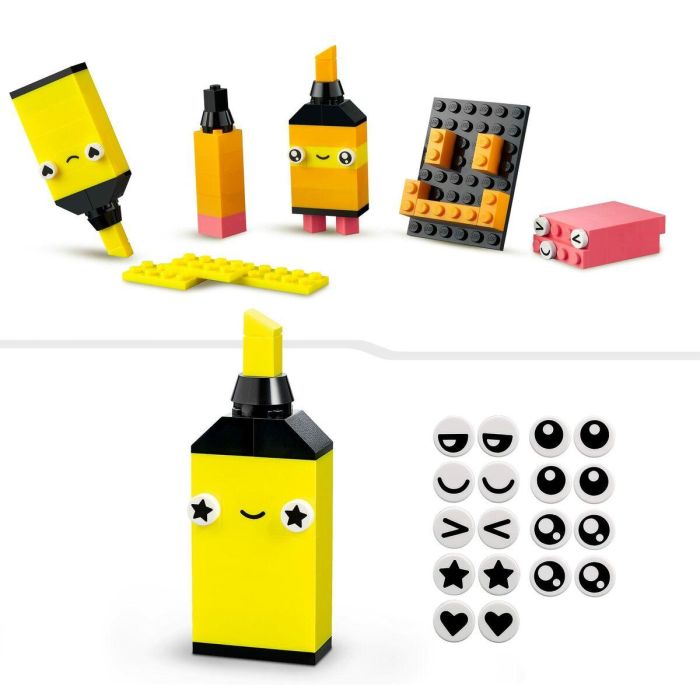 Juego de construccion diversión creativa neón lego classic 6 Juego de construccion diversión creativa neón lego classic 6