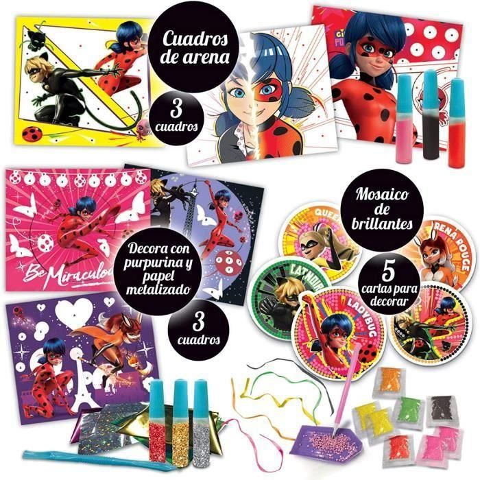 Caja multiactividad Miraculous Ladybug - Pasatiempos creativos - EDUCA - 18931 1