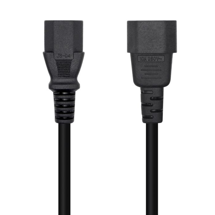 AISENS Cable Alimentacion CPU, C13/H-C14/M, NEGRO, 10M