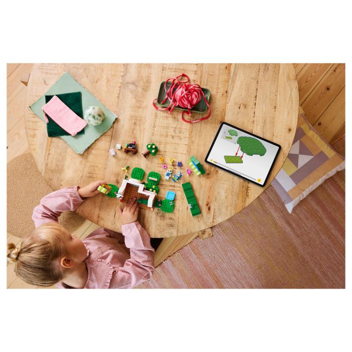 LEGO Animal Crossing Tienda Ropa Hermanas Manitas 77055 Set de Construcción para Niños y Niñas +6 Años con Minifiguras de Pili y Ariel