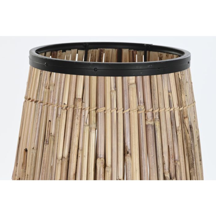 DKD Home Decor Jarron Decorativo Balines de Ratan y Metal, Colores Natural y Negro, 38x38x73 cm 2 DKD Home Decor Jarron Decorativo Balines de Ratan y Metal, Colores Natural y Negro, 38x38x73 cm 2