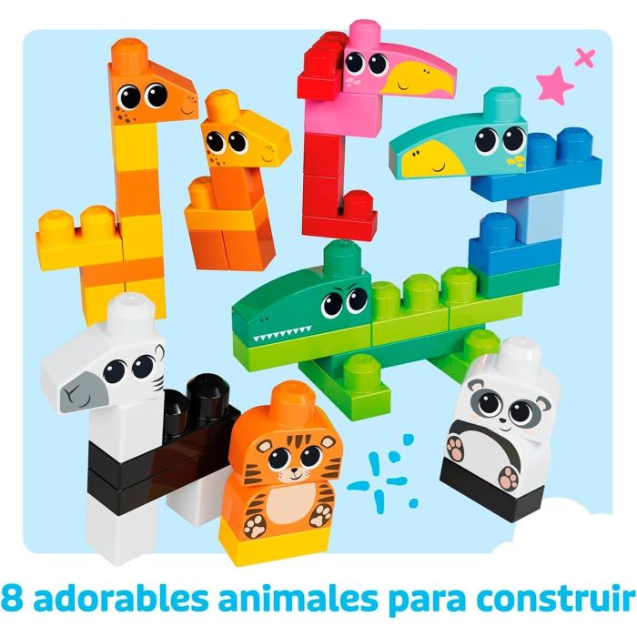 Mega Bloks Bloques De Animales Con 250 Piezas Jcf93 Mega Blocks 2