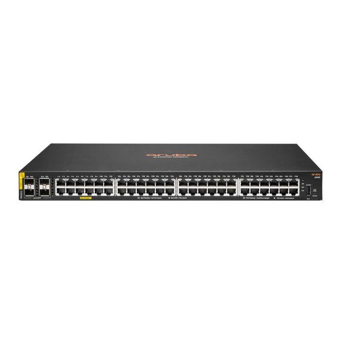Aruba Serie CX 6000 48G Class4 PoE 4SFP 370W Switch Gestionado Gigabit Ethernet Nivel de Entrada para PyMEs y Oficinas