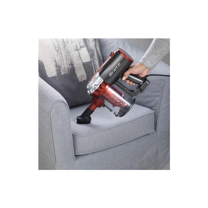 Ariete 2761 Aspirador Escoba con Cable 2 en 1, Tecnología Ciclónica para Alfombras, Suelos y Tejidos 2