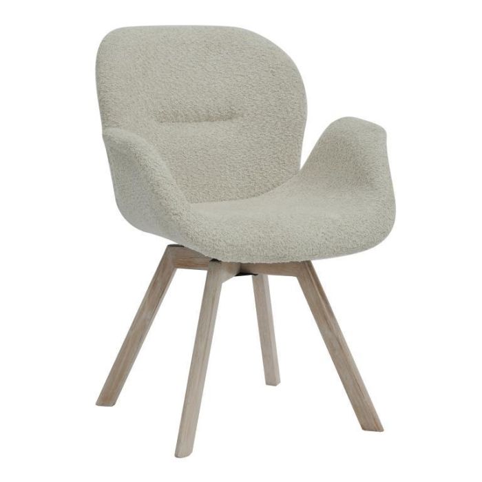 Silla Moderno DKD Home Decor Natural 61 x 85.5 x 63 cm (2 Unidades)