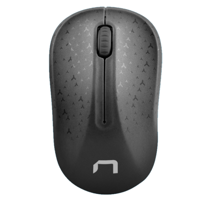 NATEC Toucan Ratón Inalámbrico RF Óptico 1600 DPI para Oficina Mano Derecha con 3 Botones y Rueda - Negro
