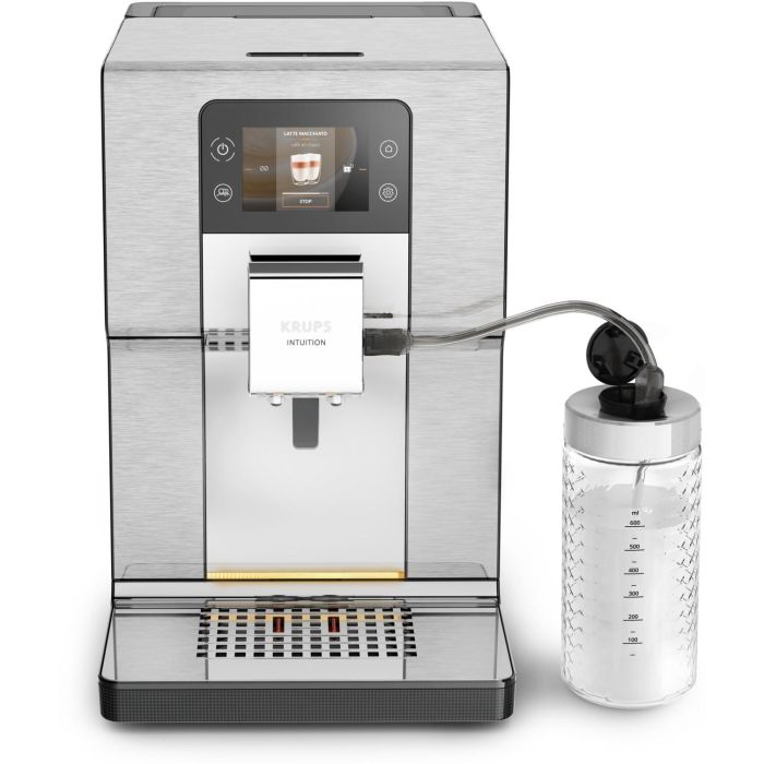 Krups EA877D10 Intuition Experience+ Máquina Espresso Automática 3L con Molinillo Integrado y Pantalla OLED Negro/Acero 8 Krups EA877D10 Intuition Experience+ Máquina Espresso Automática 3L con Molinillo Integrado y Pantalla OLED Negro/Acero 8
