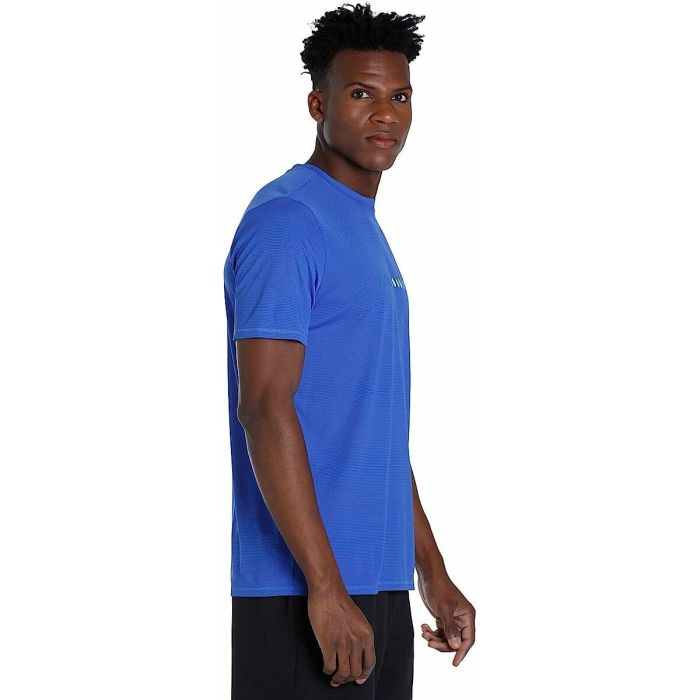 Camiseta de Manga Corta Hombre Puma Run Favorite Logo Azul 6