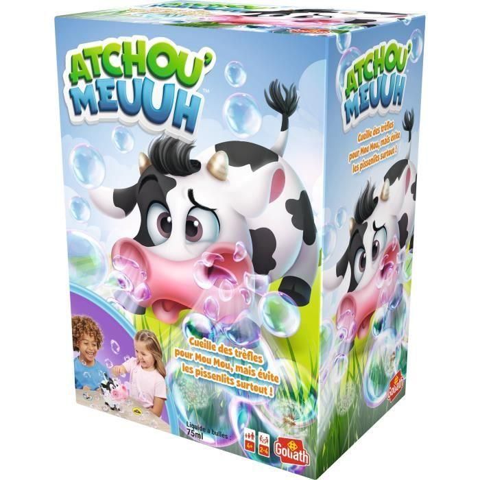 Juegos de mesa - GOLIATH - Atchou'Meuuh - ¡Recoge tréboles y evita las alergias! niños de 4 años 1
