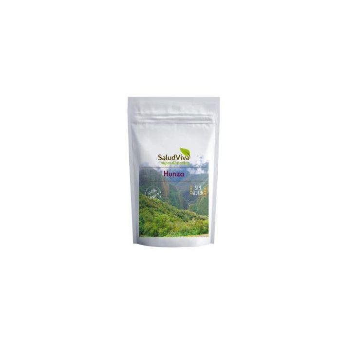 SALUD VIVA Hunza Vegano Sin Gluten y Sin Azúcares Añadidos 250 g - Energía y Nutrientes