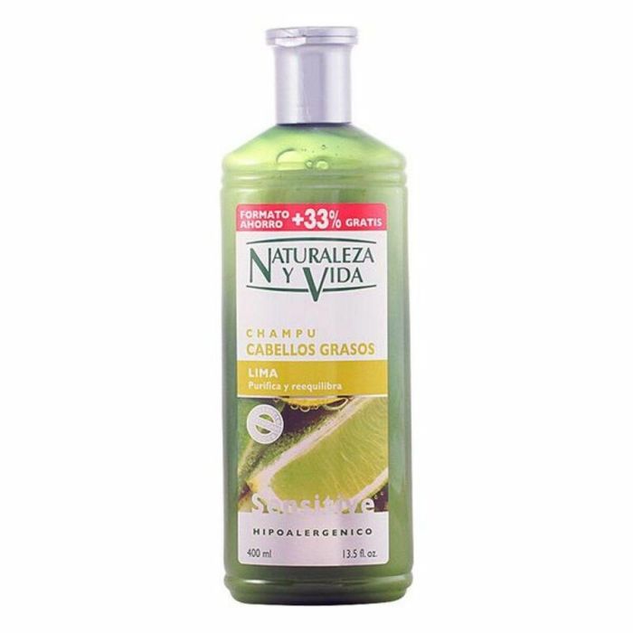 Natur Vital Sensitive Champú Lima Cabello Graso