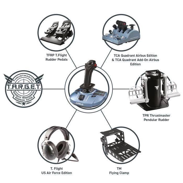 Thrustmaster Tca Sidestick X Airbus Edition para Xbox / Pc 2 Thrustmaster Tca Sidestick X Airbus Edition para Xbox / Pc 2