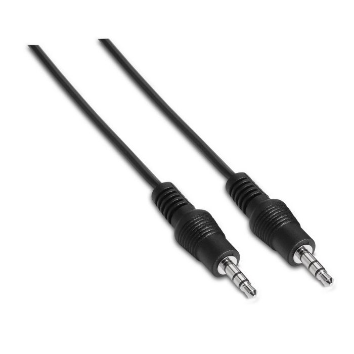 AISENS - CABLE AUDIO ESTEREO, JACK 3.5/M-JACK 3.5/M, NEGRO, 1.5M.