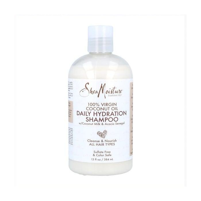Shea Moisture Champú Hidratante con Aceite de Coco Virgen 384 ml - Sin Sulfatos
