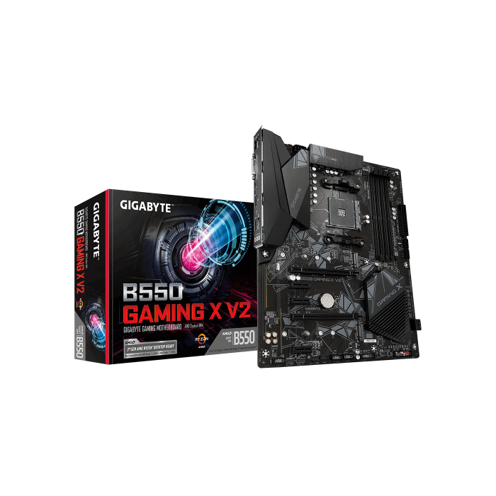 Gigabyte B550 Gaming X V2 Zócalo AM4 ATX AMD B550 DDR4-SDRAM M.2 Serial ATA III 0 Gigabyte B550 Gaming X V2 Zócalo AM4 ATX AMD B550 DDR4-SDRAM M.2 Serial ATA III 0