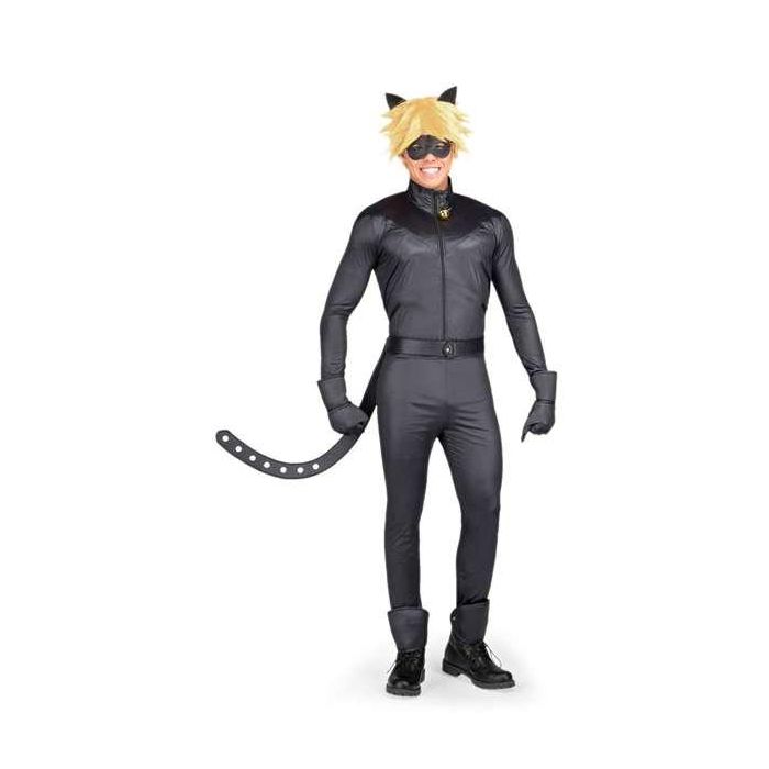 Disfraz adulto cat noir( chaqueta , pantalón, cinturón, guantes, antifaz, peluca y anillo). talla s 6 Disfraz adulto cat noir( chaqueta , pantalón, cinturón, guantes, antifaz, peluca y anillo). talla s 6