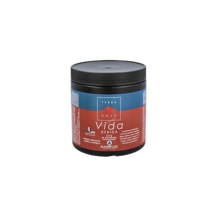 TERRANOVA Vida Bebida 227g - Proteínas Vegetales, Microalgas y Enzimas Digestivas. Suplemento Vegan