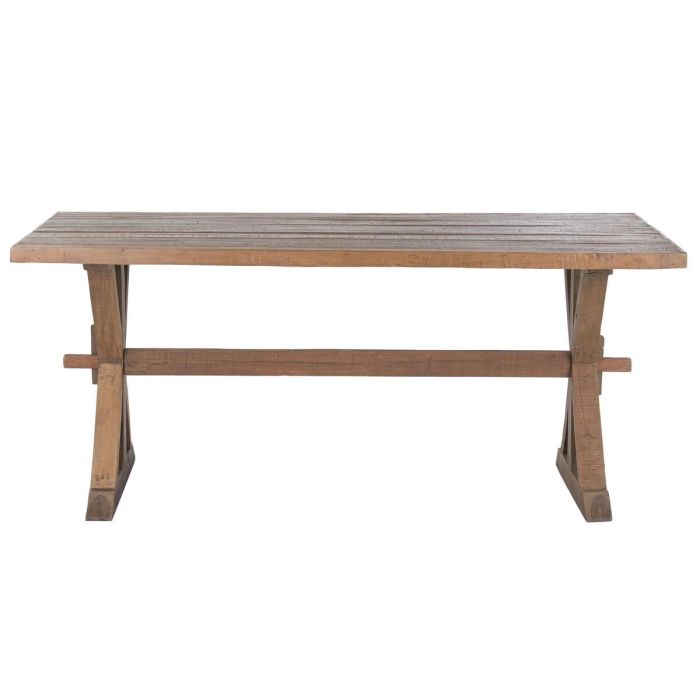 Mesa de Comedor Home ESPRIT Natural Madera Reciclada 180 x 90 x 78 cm 1