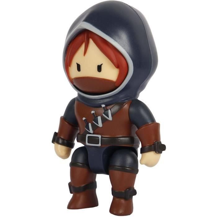 Bandai BAN3701405828387 Figura articulada Stumble Guys Stabby Kate 11 cm con pegatinas 4